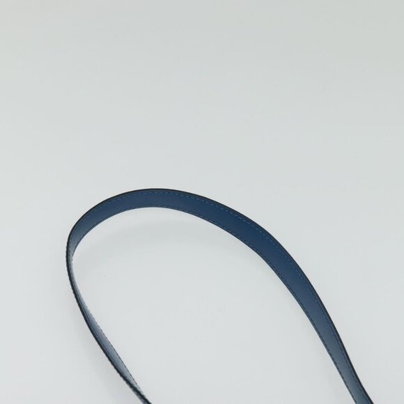 Authentic LOUIS VUITTON Epi Capuchin Shoulder Bag Blue M52345 LV - Picture 15 of 16